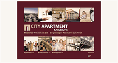 Desktop Screenshot of city-apartment-karlsruhe.de